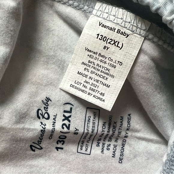 NWT Vaenait bamboo pajamas 8 Year old - Picture 6 of 7